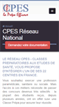 Mobile Screenshot of cpes.fr