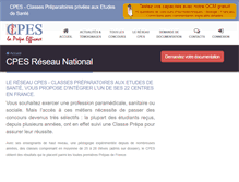 Tablet Screenshot of cpes.fr